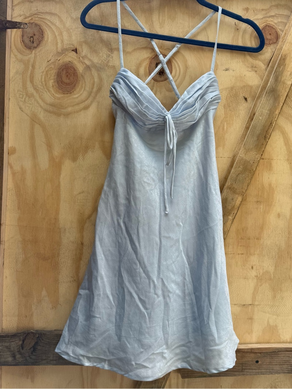 Princess Polly Light Blue Mini Dress